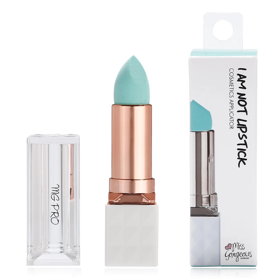 Бренд Miss Gorgeous 1 шт. зеленый косметический спонж для макияжа спонж блендер спонж BB крем смешивание Тональная основа для лица Пудра губки с зеркалом