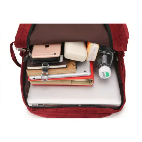 Женский подростковый рюкзак для мальчиков и девочек, бархатный рюкзак для путешествий, школьные сумки, рюкзак для кемпинга