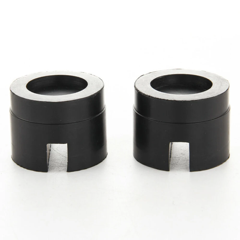 

2x Car Slotted Frame Rail Floor Jack Guard Adapter Lift Rubber Pad Mat Accessory