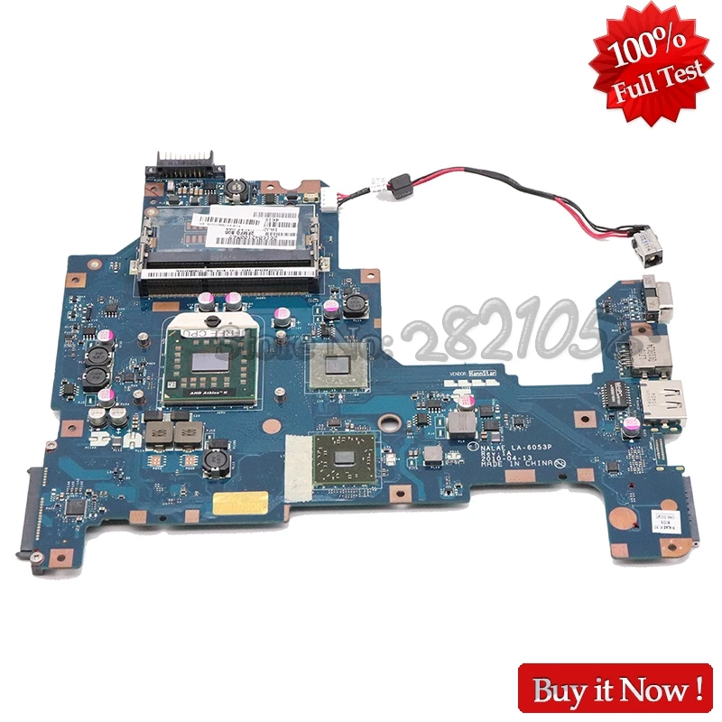 NOKOTION NALAE LA-6053P K000103980 для Toshiba Satellite L675D материнская плата для ноутбука HD3200 DDR3 Бесплатный процессор