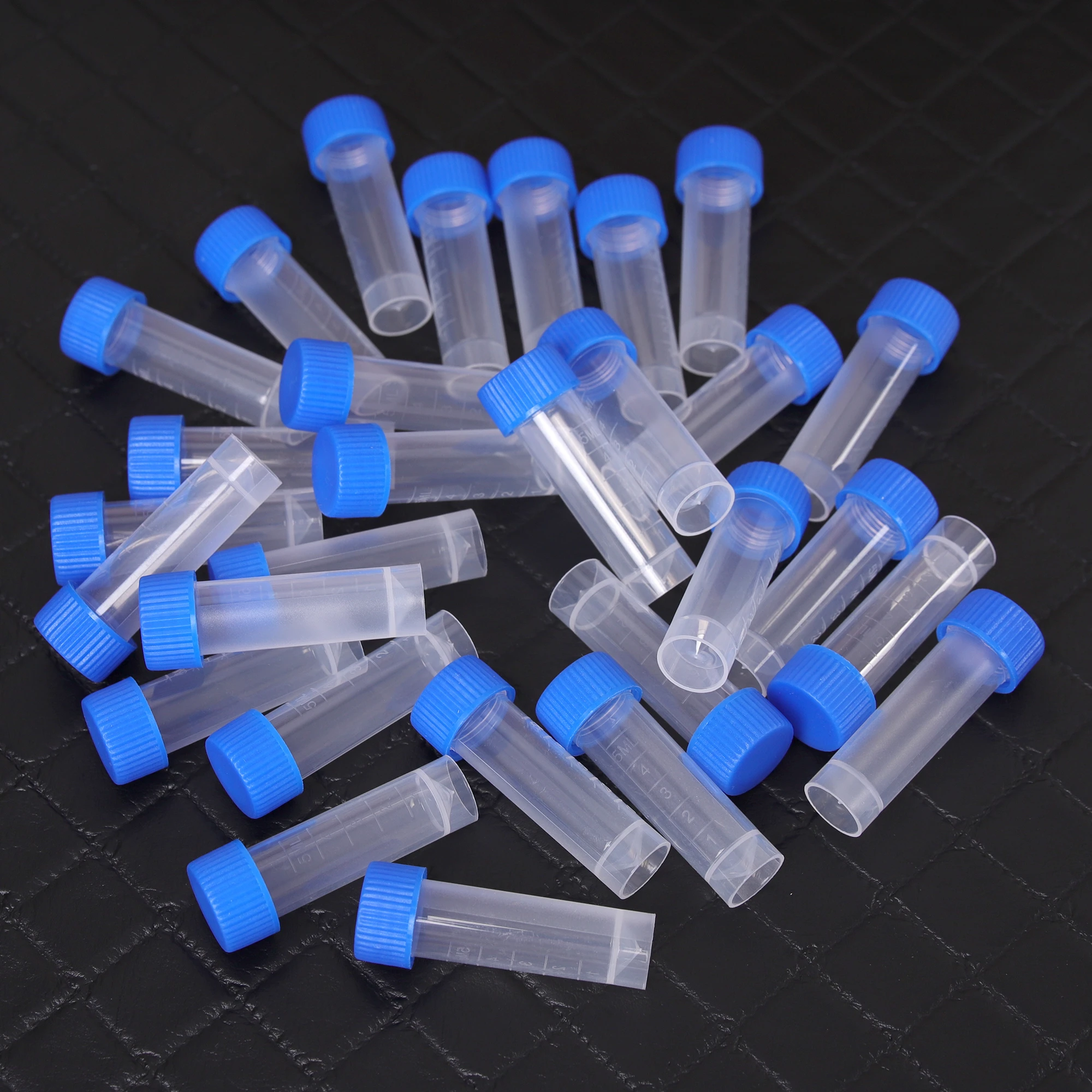 Laboratory Plastic Test Tube 5ml Test Tubes Screw Cap Plastic Tube