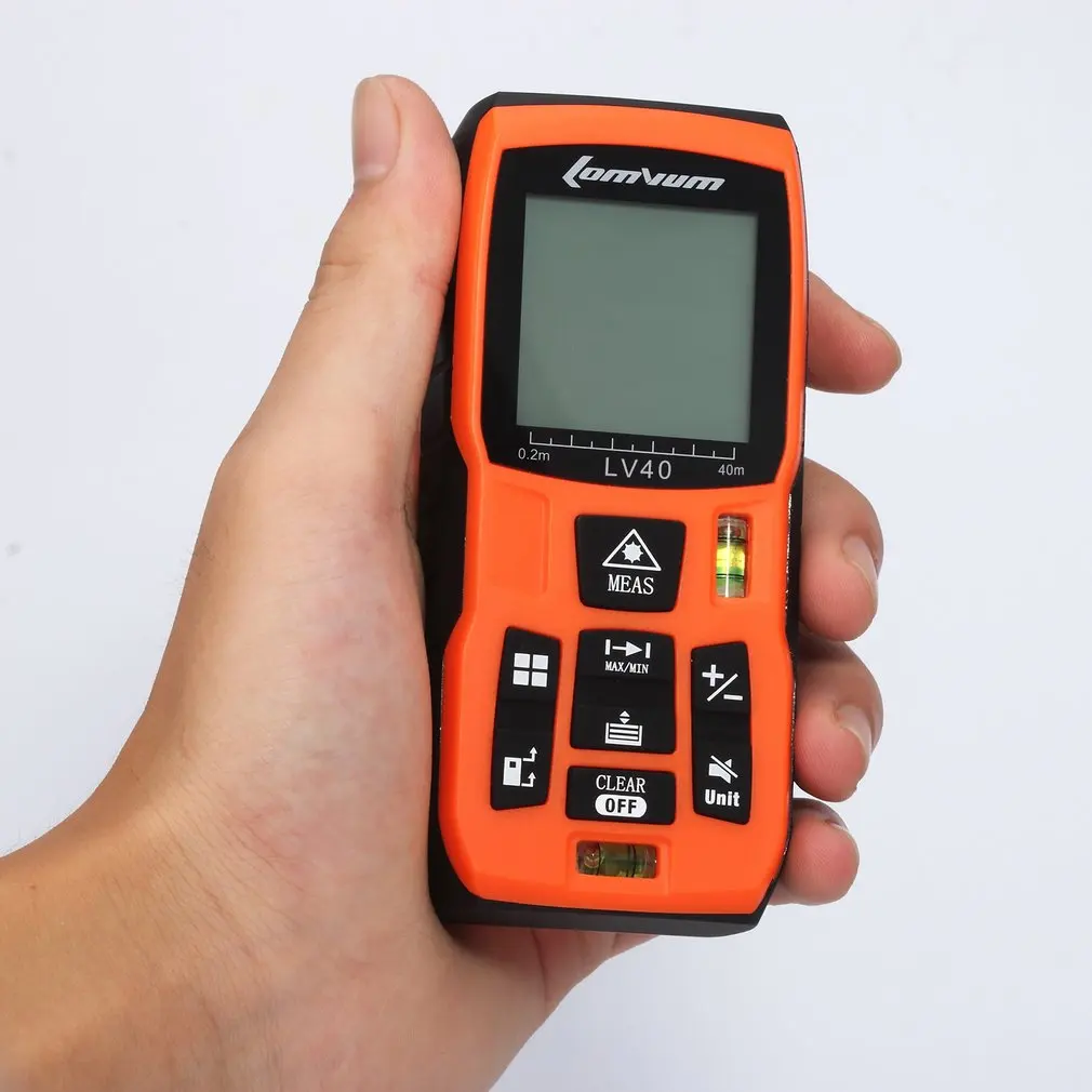 Portable Handheld Digital Laser Rangefinder Distance Meter Measure Tape 40m Range Finder Area Volume Measure Diastimeter Portable Handheld Digital Laser Rangefinder Distance Meter Measure Tape 40m Range Finder Area Volume Measure Diastimeter