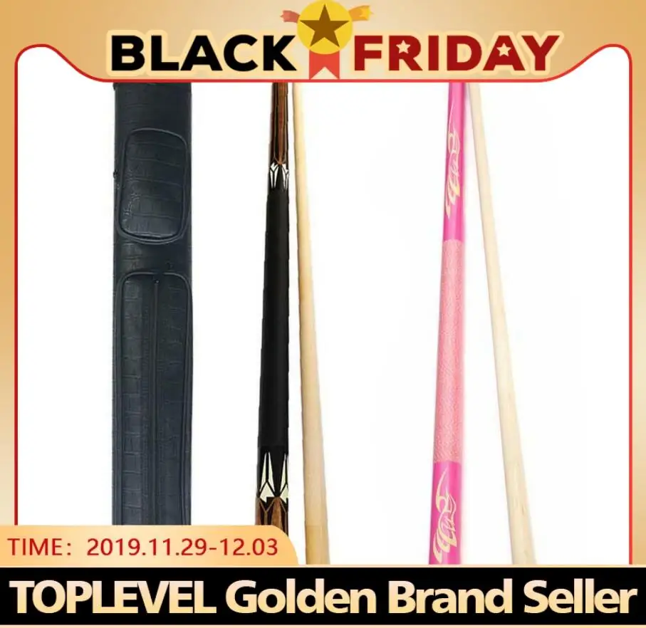 

New Arrival Combo Set Billiard Pool Cue Sticks-2 Cue Sticks Kit Packed with 2x2 Hard Pool Cue Case 13mm 11.5mm 10.5mm China