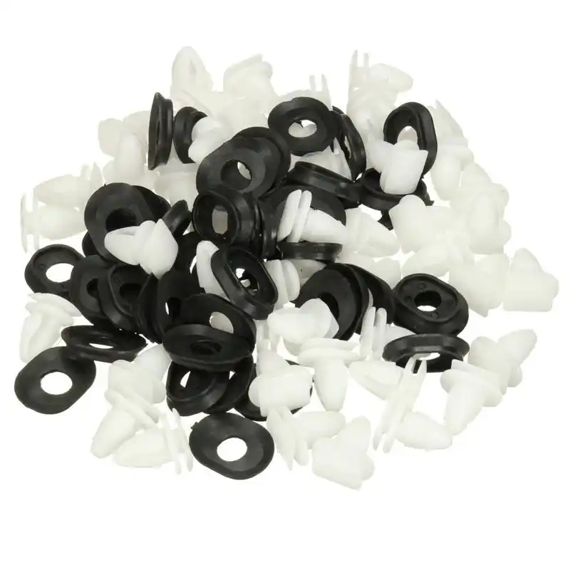 Juego de reparaci/ón de piezas en blanco para fald/ón de remolino diesel de 6 * 33 mm con admisi/ón de autom/óvil con juntas de colector para BMW Color : Black negro azul y rojo Juntas de colector
