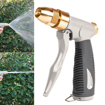 

Garden Hose Nozzle Heavy Duty Metal Hose Spray Nozzle Adjustable Multi-Function Water Hose Nozzle SP99