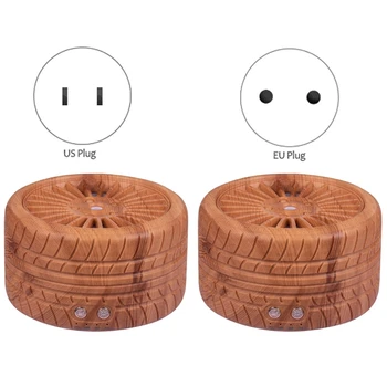 

Tire Oil Aroma Diffuser Air Humidifier Light Wood Grain Ultrasonic Air Purification Household Aromatherapy Maker