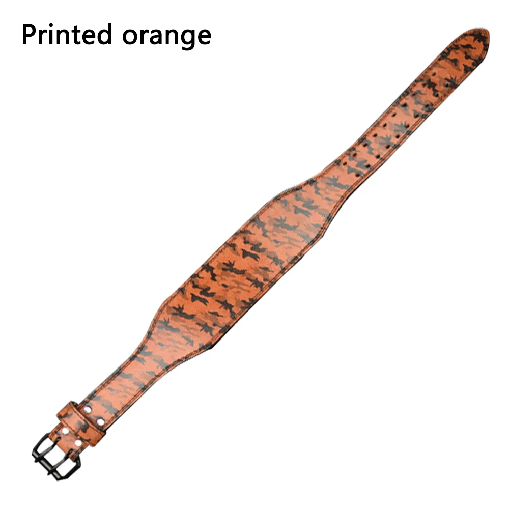 ROEGADYN для тренажерного зала/фитнеса/тяжелой атлетики пояс для поддержки талии пояс для тренировки спины Поясничный поддерживающий пояс для мужчин поясной тренажер - Цвет: Printed orange