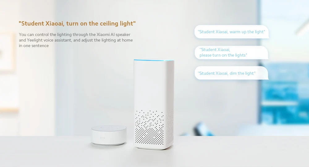 Yeelight YLXD76YL 320 Upgraded Version 23W AC220V Smart LED Ceiling Light Adjustable Brightness Voice Intelligent Control Work With Apple Homekit