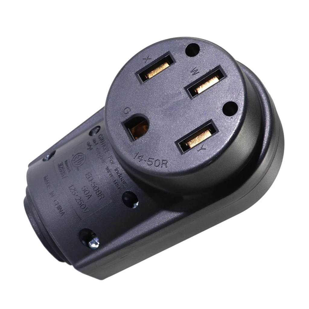 50 Amp Electrical Cord Female Plug End With Handle 125 250 220 50a 4 Wire Marine Hardware Aliexpress