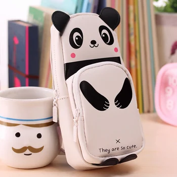 

Cute Panda Rabbit Large Capacity Pen Pencil Case Pen Box School Stationery Cosmetic Bag VH99