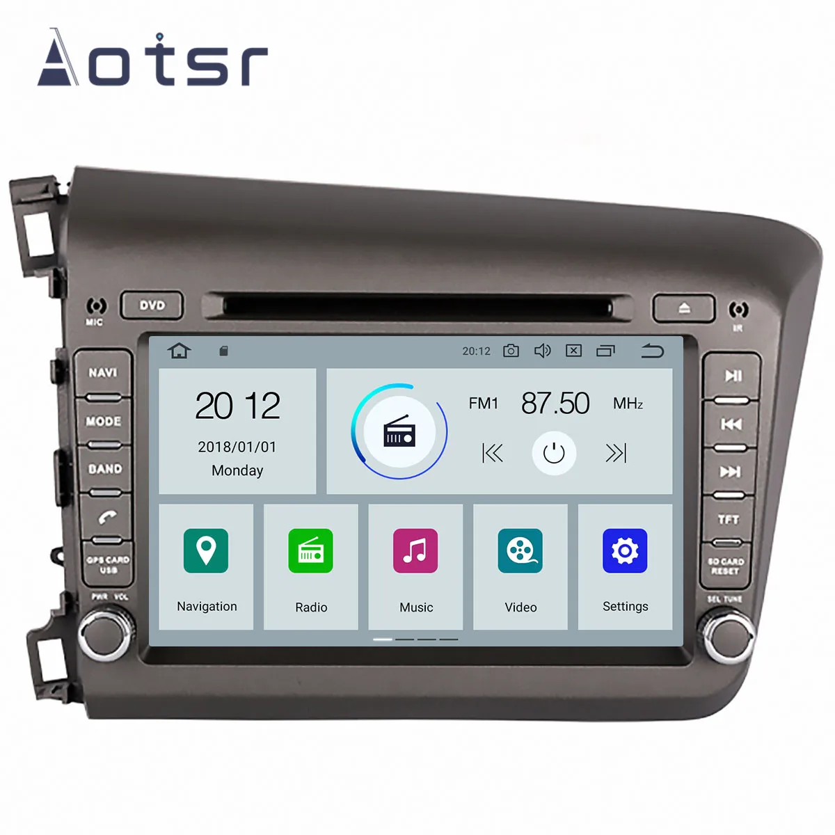 Top 7” Android 9 IPS GPS Navigation Car Radio Player For Honda civic 2012 2013 2014 2015 Recorder Head Unit Multimedia Player 4 Top 7” Android 9 IPS GPS Navigation Car Radio Player For Honda civic 2012 2013 2014 2015 Recorder Head Unit Multimedia Player 4