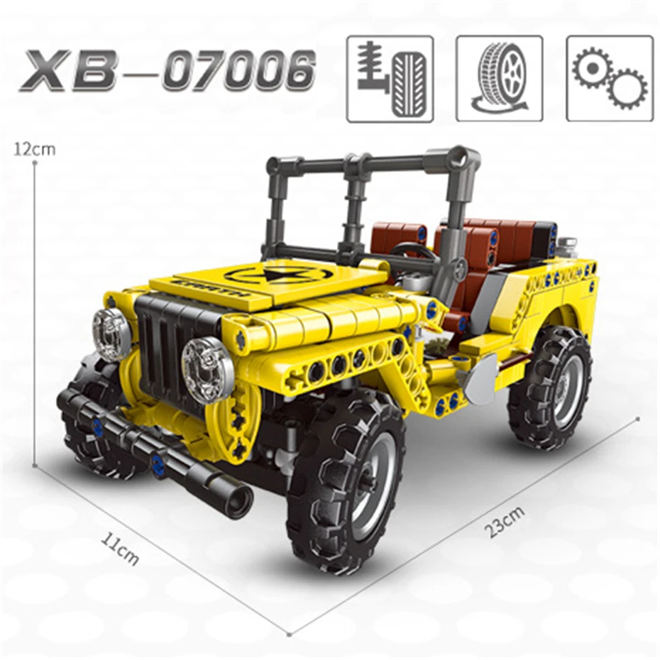Новинка XingBao 07006 TECHNIC Car Series комплект для легковых автомобилей с кабриолетом