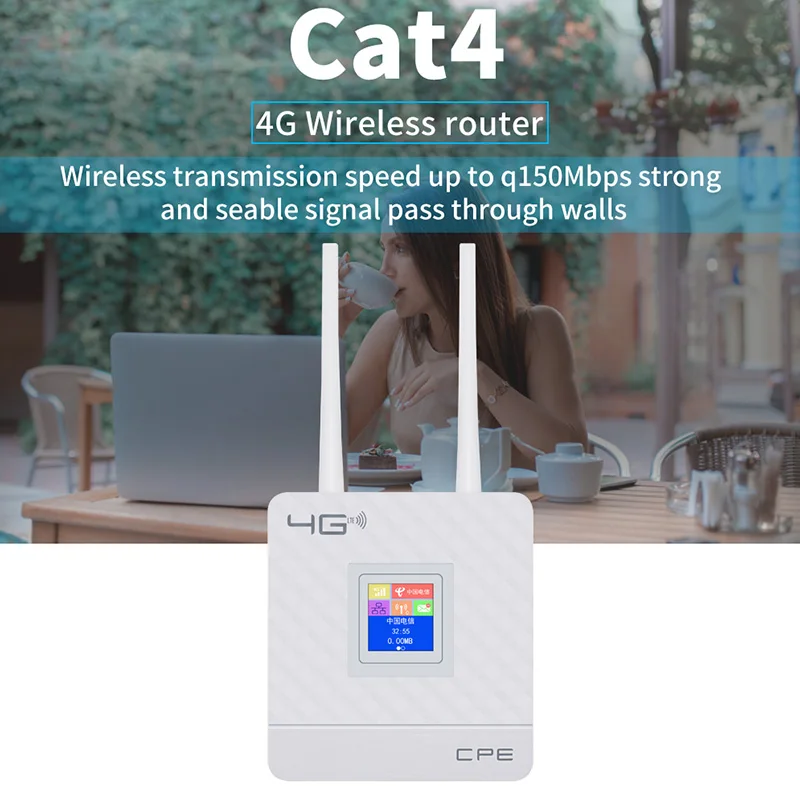 Wi Fi маршрутизатор с поддержкой 4G Беспроводной портативный роутер CPE FDD TDD LTE WCDMA GSM