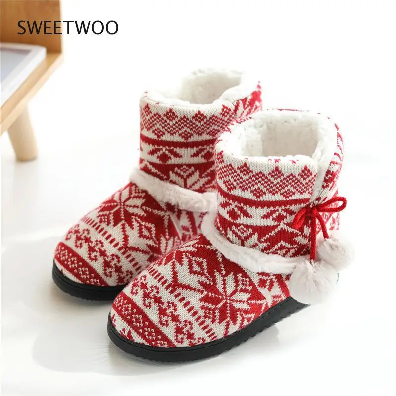 Winter Fur Home Slippers Women Warm Cotton Flat Platform Indoor Floor Shoes For Female Womens Girls Weave Plush Cozy Slippers