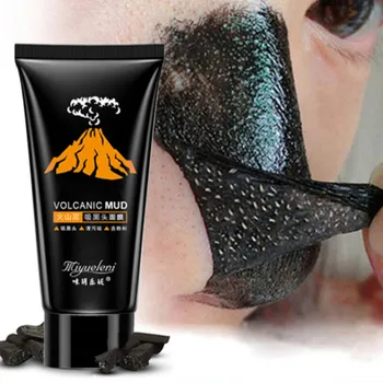 

Lava Blackhead Black Mud Deep Cleansing Purifying Peel Off Facail Face Mask Moisturizing Oil-control Skin Care Mask Face Mask