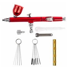 New 7Cc 0.3 Nozzles Airbrush With 11Pcs Set Cleaning Accessories Cake Decorating Brushes For Manicure Air Brush