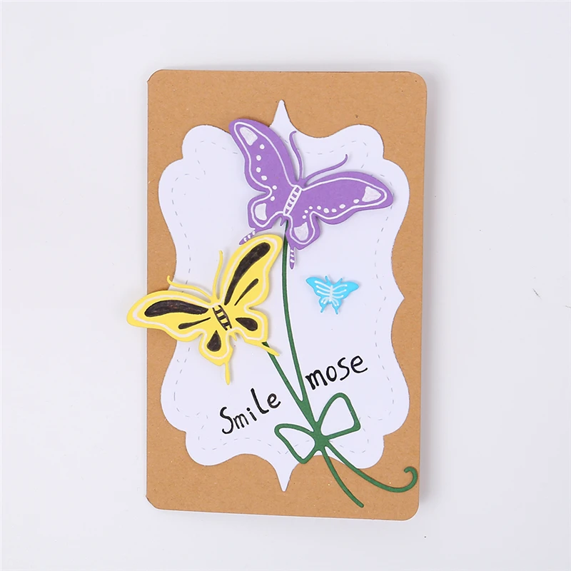 

Naifumodo Butterfly Dies Bow Metal Cutting Dies for Card Making Scrapbooking Embossing Die Cut Stencil Craft New 2019 for Dies