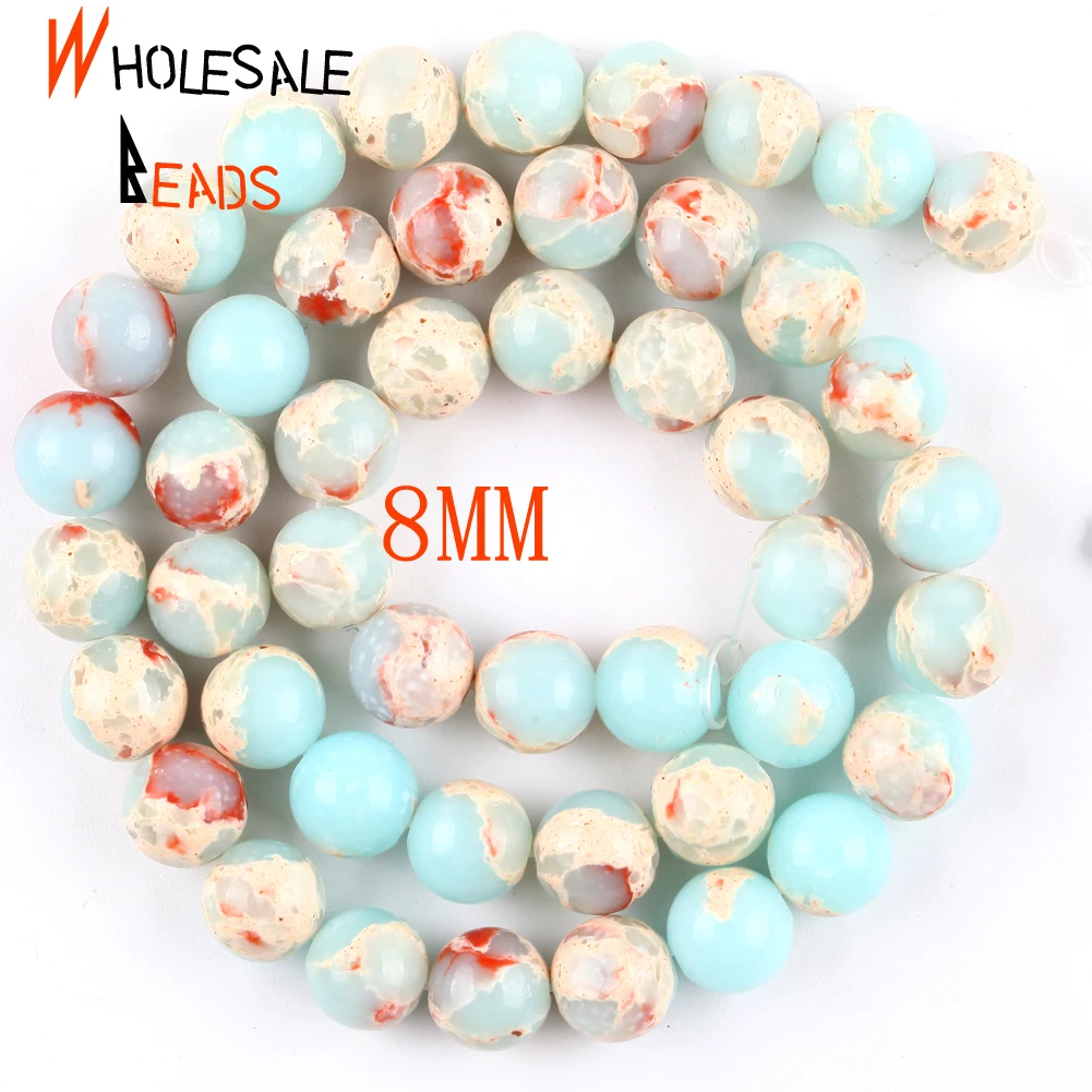 الطبيعية السلس شوشان حجر الخرز المستديرة لصنع المج...