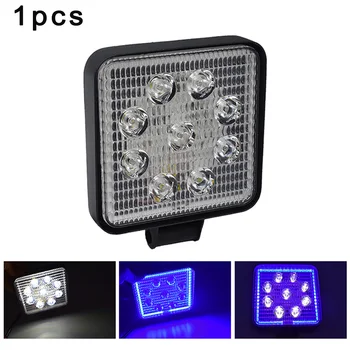 

Bulbs LED Work Light 102x102x16mm Parts Set Truck Off-road DC 9-36V 27W