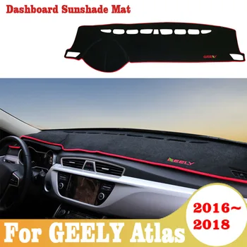 

For GEELY Atlas 2016 2017 2018 Car Dashboard Cover Mat Shade Cushion Pad Carpet Anti-UV Accessories