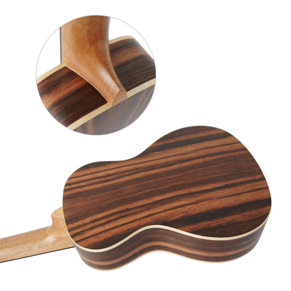 21 дюймов jave ebony uke Гавайская гитара с сумкой|Укулеле| |
