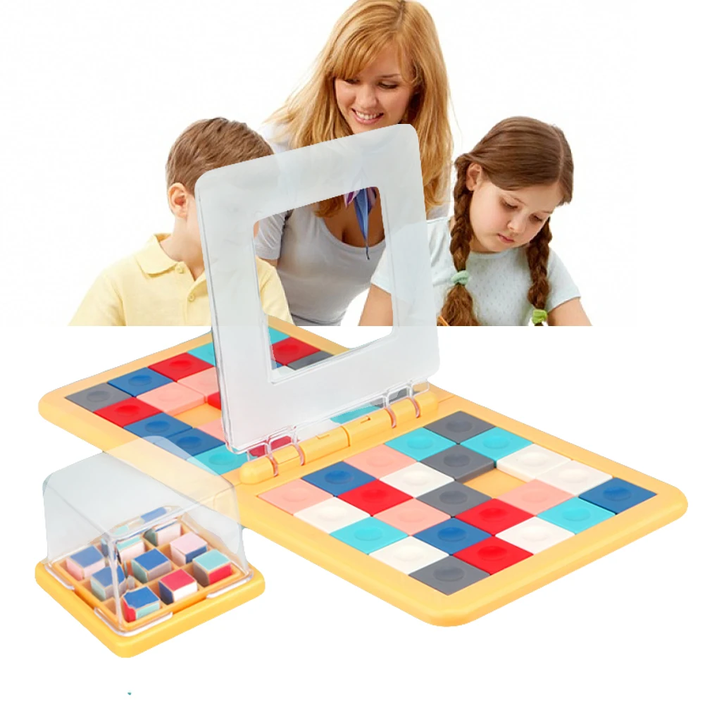 

Interactive Colorful Block Game Puzzle Cube Magic Toys Educational Games Develop Brains Intelligent Kids Adults Family Party