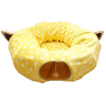 

Pet Tunnel Cat Play Toy Funny Pet Foldable Tunnel Bulk Small Pet Toys Portable Rabbit Pet Tunnel Cat Beds House and Sleep with B
