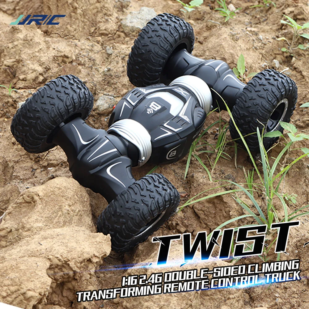 JJRC Q70 RC трюковая машина двусторонний привод Радиоуправление 4WD пустынные