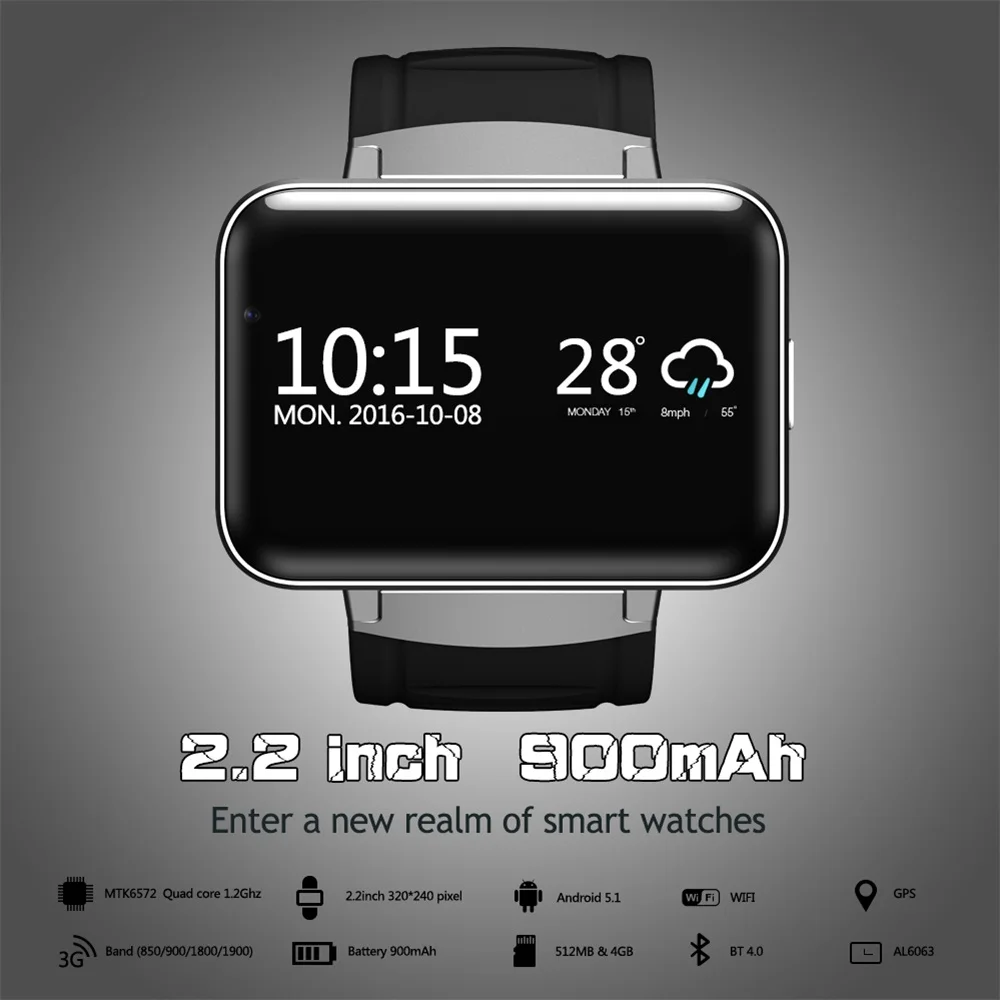  Wifi Smart Watch 3G Sim Card Phone Bluetooth GPS Watch Pedometer Heart Rate Monitor Fitness Tracker