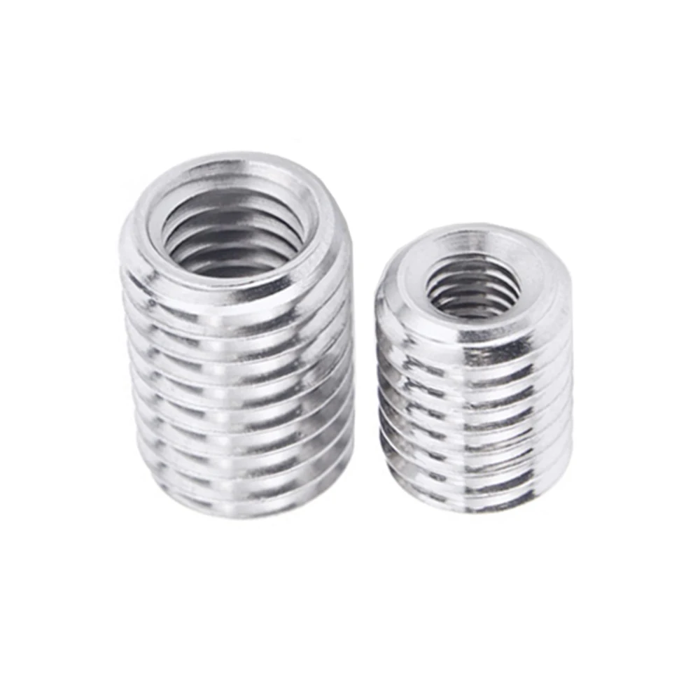 Thread Adapter 5PCS 10PCS M6-M8 M6 to M10/ M8 to M10/M10 M12 / M14 Inside Outside Hollow Pipe Coupler Conveyor Splitter Screw