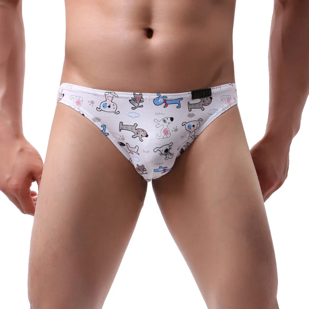 Men's briefs cartoon underwear cotton casual beach shorts men feel comfortable sexy shorts men four seasons briefs 40S24 (1)