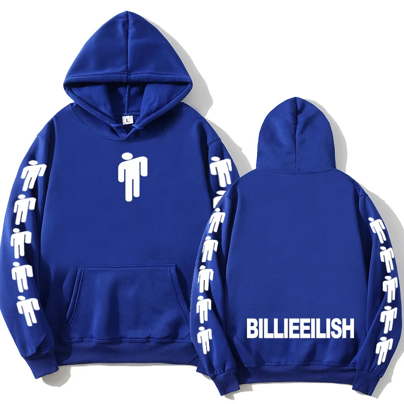 billie eilish blue hoodie