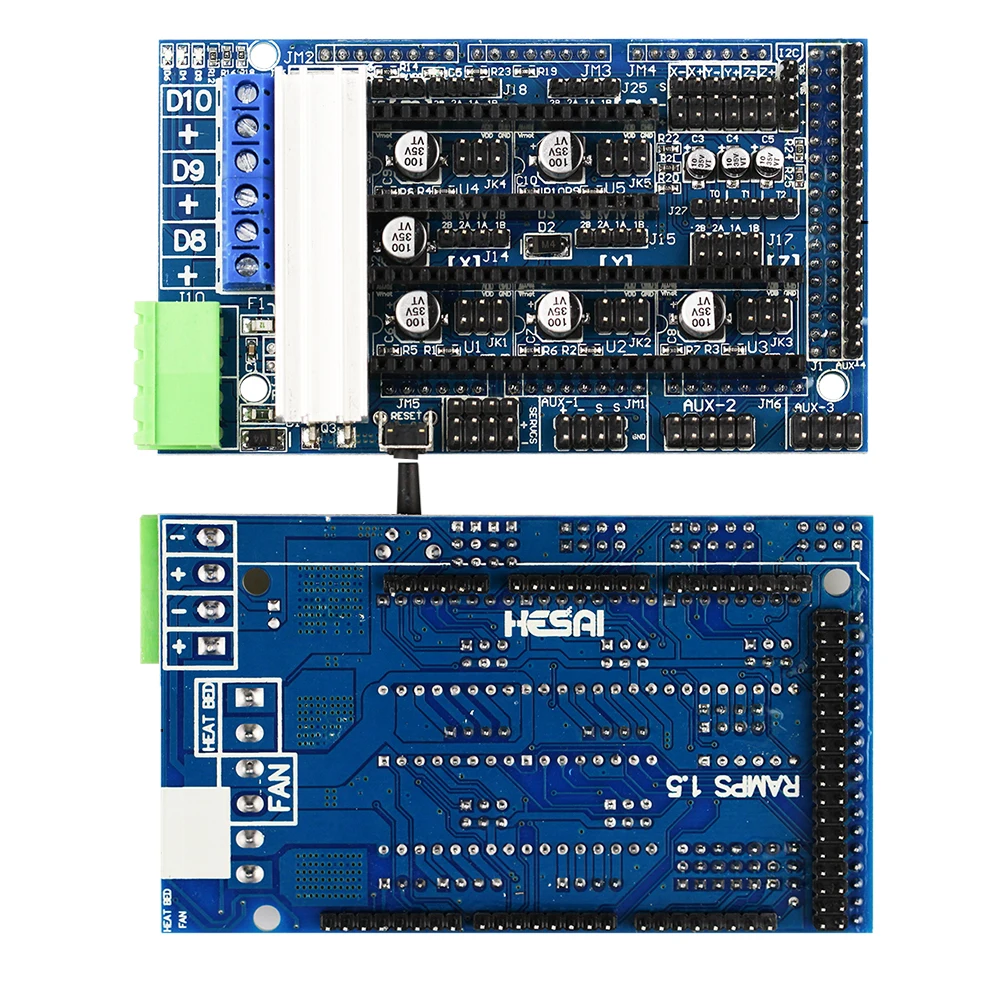 Ramps 1.6 Expansion Control Panel with Heatsink Upgraded Ramps 1.4/1.5 for arduino 3D Printer Board head printer brother 3D Printer Parts & Accessories