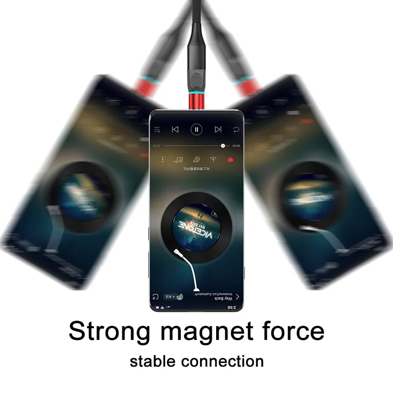 Магнитный адаптер для быстрой зарядки Android Type C кабель провода Samsung Xiaomi Redmi Honor