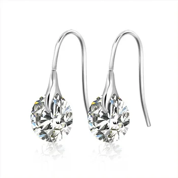 

Korean Ol Diamond Bright Stone Earrings Fashion Lovely Earrings Ladies Earrings Cf015