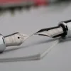 Majohn New Moon 3 Fountain Pen Metal Lacquer Ink Pen  Iridium EF 0.38mm /EF Bent Nib 0.6mm Writing Pen Office Supplies 5