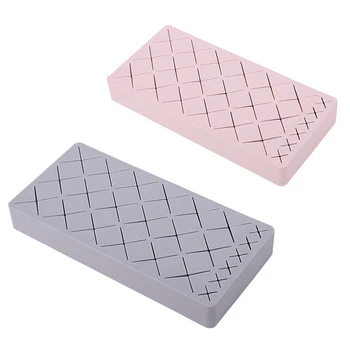 

2 Lipstick Holder Storage Box Silicone Lip Gloss Holder Storage Box Case Display Holder 24-Slot Cosmetic Storage Box