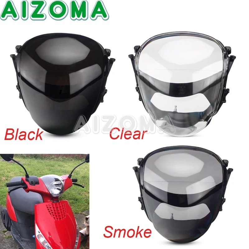 

Scooter Headlight Glass Cover Front Head Light Lamp for Piaggio Zip 100 98 4T 125 124 50 49 2T AC 50 49 4T 50 2T DT LC SP SP2