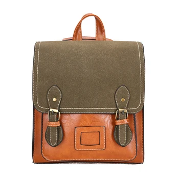 

2019 winter new simple college wind backpack female wild multi-purpose fashion backpack middle school student bag leisure