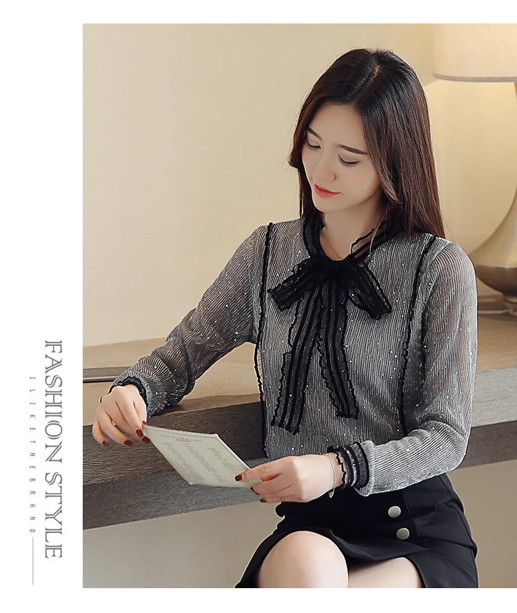 plus size tops fashion woman blouses winter warm thick chiffon lace blouse shirt long sleeve women shirts blusas femininas