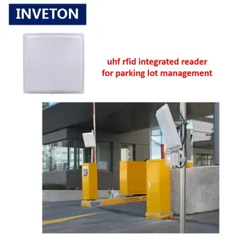 

uhf rfid reader 12dbi circular antenna supports iso18000-6C Wiegand/TCP IP RS232 long range rfid smart card reader parking lots