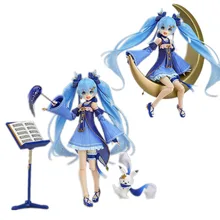 

Amini Hatsune Miku Figma Ex-037 Twinkle Snow Version 14cm PVC Action Figure Toys Sexy Girls Virtual Singer Car Decoration Model