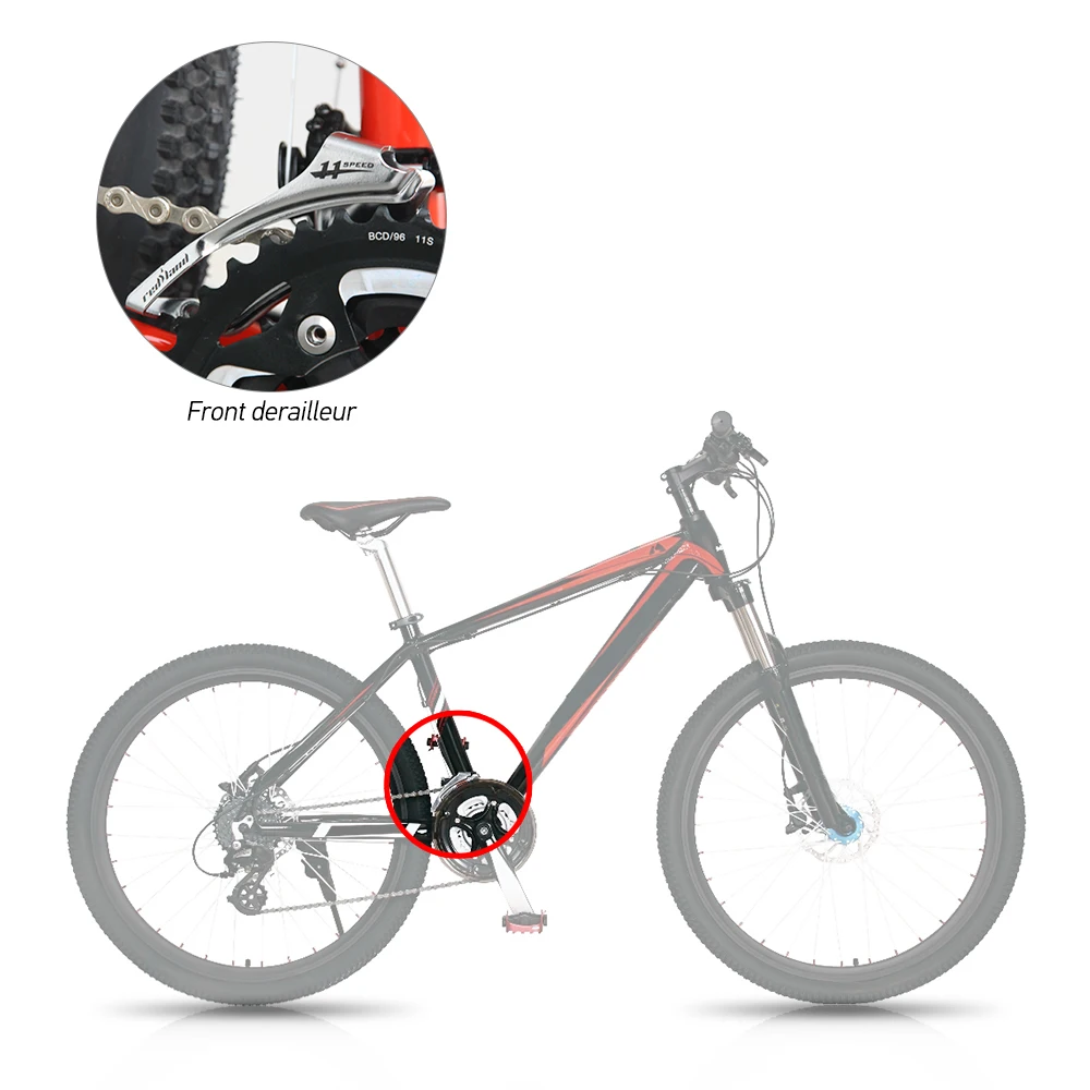 MTB переключатель для велосипеда переключения 31,8-34,9 мм передний переключатель для велосипеда горный велосипед передний переключатель 9 S/10 S/11 S