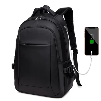 

2020 new Euro American men's USB charging backpack Fashion College Students' schoolbag computer bag business travel backpack