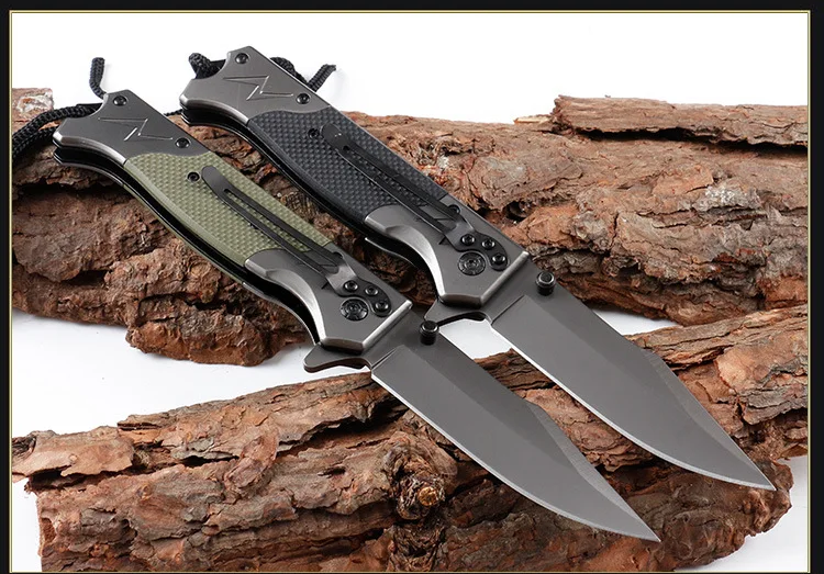 23.2cm BF- FA45 Outdoor Folding Pocket Tactical Knife Folder Fast-Opening Assisted Blade Titanium Camping Rescue Utility Knife