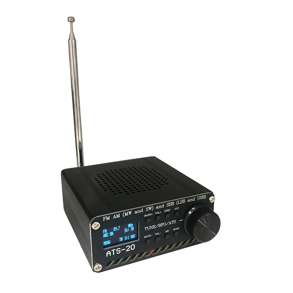 Lusya SI4732 All Band Radio FM AM (MW And SW) And SSB (LSB And USB) With Antenna 1000MA Battery D5-010