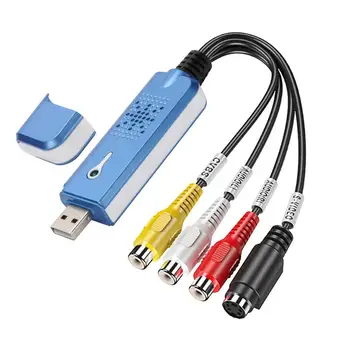 

2.0 USB Converter Audio Video Capture Grabber Adapter for Win/XP/7/8/10 PAL Wire LN