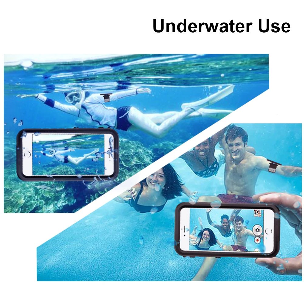 Подводный чехол для телефона для iPhone 11 Pro Max X XS Max XR Плавание Дайвинг бег уникальный дизайн водонепроницаемый противоударный чехол
