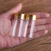5pcs 25ml 30*60mm Glass bottles with Golden Caps Spice Jars Perfume Bottles Potion bottles Glass vessels for Art Craft 3