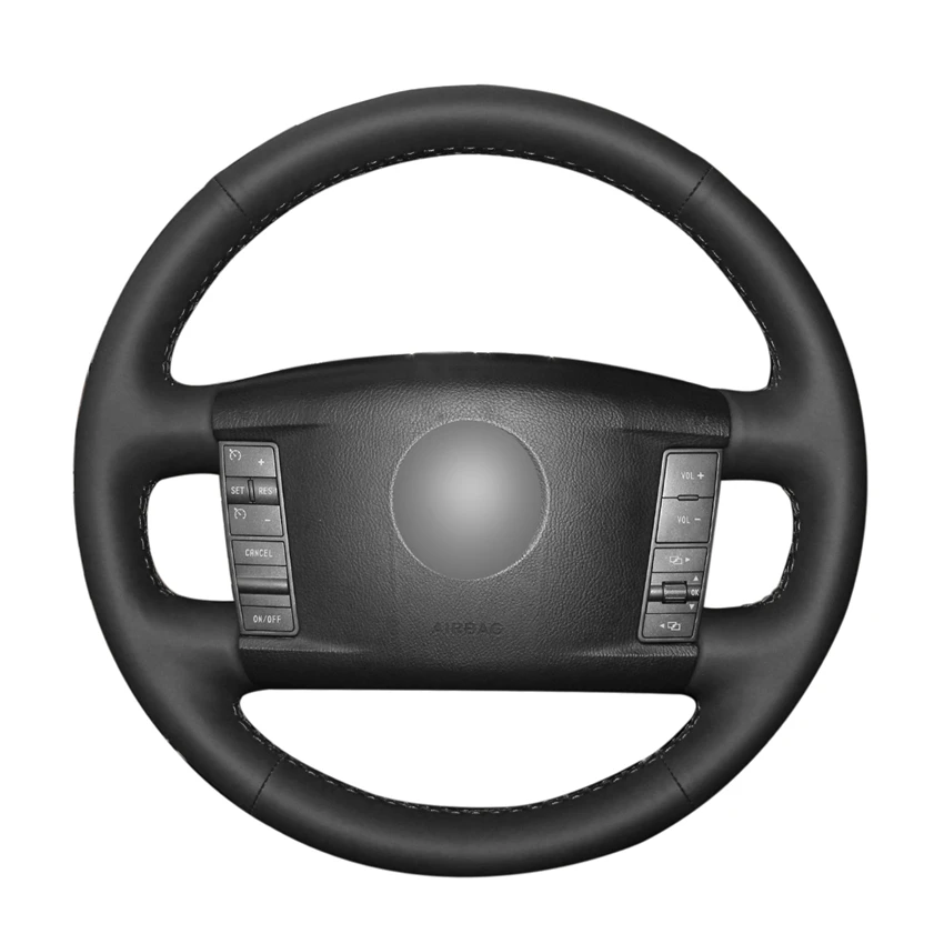 Чехол на руль из искусственной кожи для Volkswagen VW Touareg Phaeton 2002-2006 2007 2008 2009 2010 |